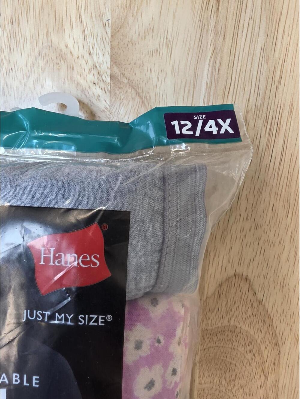 Just My Size Women’s Cool Comfort Cotton High Cut Briefs 6 Pack Size 12/4X - Picture 2 of 4